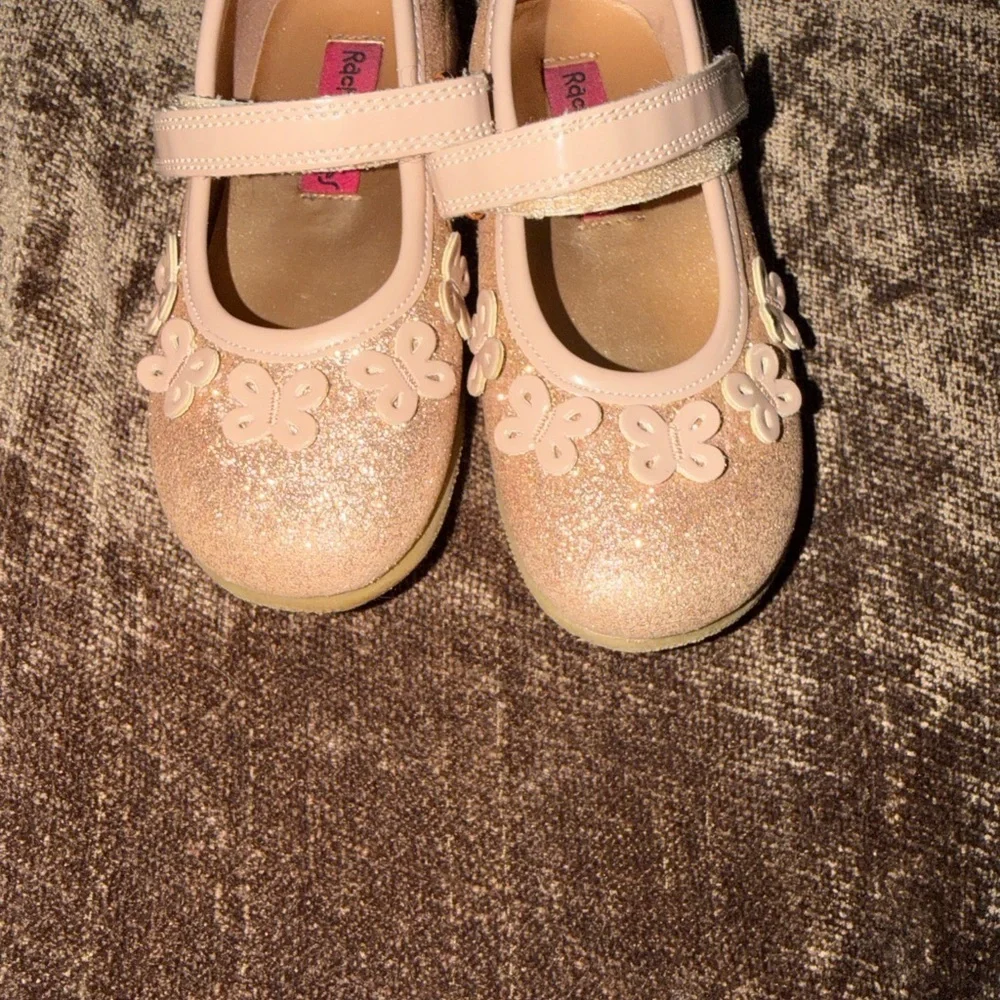 Rachel Shoes Pink Glitter Dress Shoes